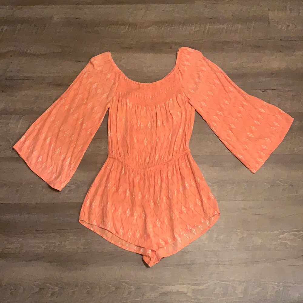 Ripcurl romper - peach colored